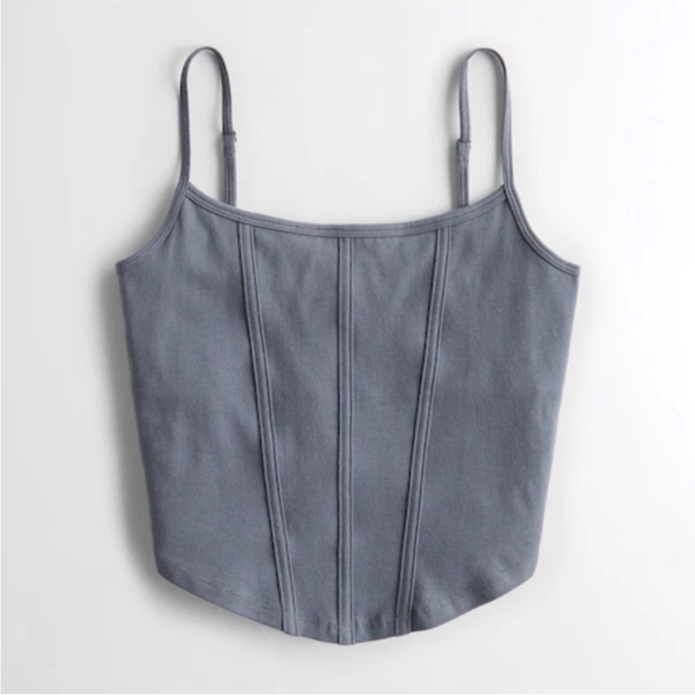 Hollister Jersey Corset Cami Tank